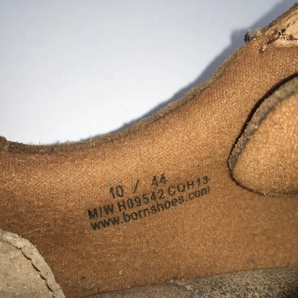 Born Sean Suede Lace Up Shoes Mens 10 NWT Marmotta Brown Earthy Minimalist